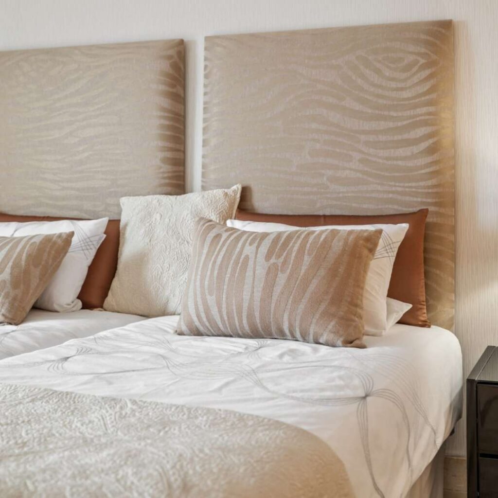 detail bed in slaapkamer 1