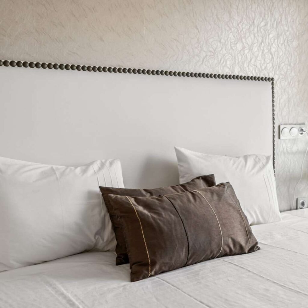 Detail bed in slaapkamer 2