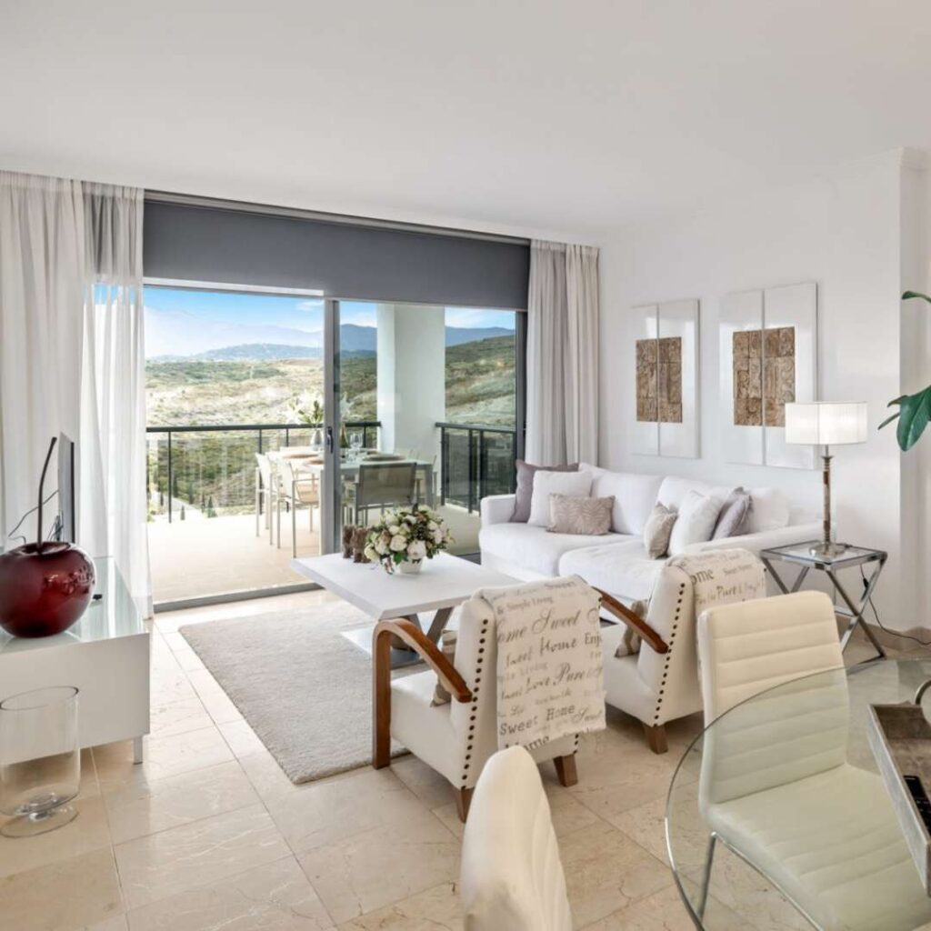Leefruimte vakantie appartement
